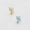 BLUE PLANET STAR CLOUD THREADLESS (PUSH IN) 316L SURGICAL STEEL LABRET SET